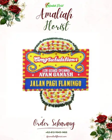 Sewa Papan Bunga Wedusan